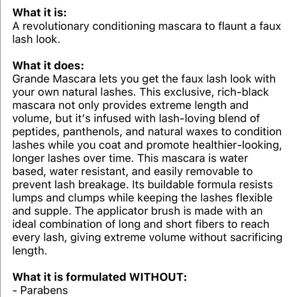 Grande Cosmetics Conditioning Peptide Mascara - Picture 6 of 9